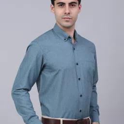 Jainish Grey Regular Fit Shirt image 3