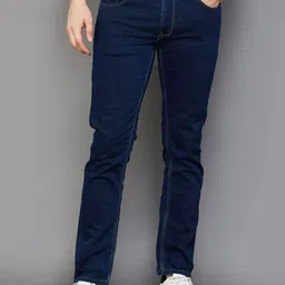 fineblu Men Slim Fit Low Distress Stretchable Jeans-image-32