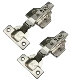 Ebco Slow Motion Hinge S Click, with 3D Mounting Plate, Cup Cover and Logo Cap Nickel Plated Finish Inset, HSMS3A-3D (Set of 2)-picture-35