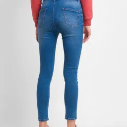 Spykar Blue High Rise Jeans image 2
