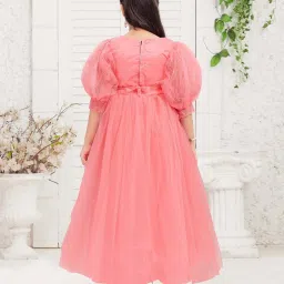 Aarika Kids Pink Embellished Gown image 2