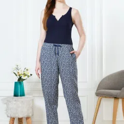 Van Heusen Blue Printed Pyjamas image 1