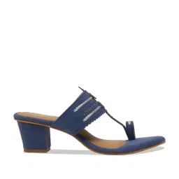Eridani Women's Nadira Blue Toe Ring Sandals image 2