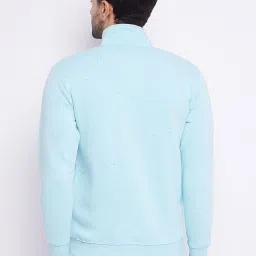 Duke Pastel Blue Hairy Regular Fit Printed Sweatshirt image 2