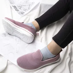 Shoetopia Kids Peach Casual Sneakers image 2