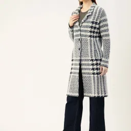 Apsley White Chequered Coat image 2