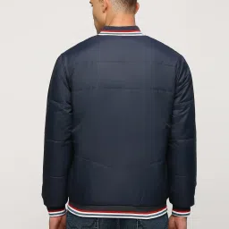 Pepe Jeans Navy Blue Regular Fit Bomber Jacket image 2