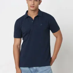R&B Blue Regular Fit Polo T-Shirt-picture-34
