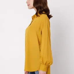 Vero Moda Mustard Regular Fit Shirt image 3
