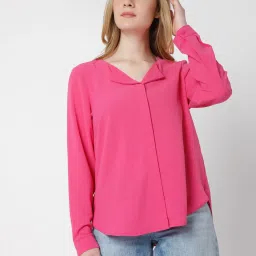 Vero Moda Pink Regular Fit Shirt image 1