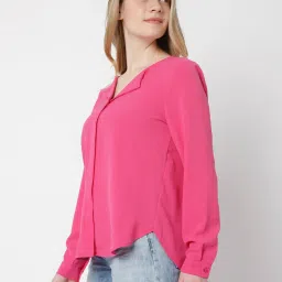 Vero Moda Pink Regular Fit Shirt image 3