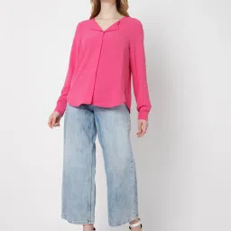 Vero Moda Pink Regular Fit Shirt image 4