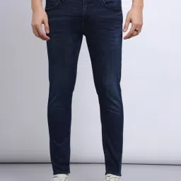 Lee Eric Dark Blue Skinny Fit Low Rise Jeans-image-7