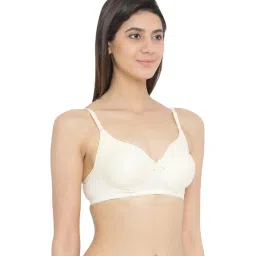 Clovia Beige Non-Wired Padded T-Shirt Bra image 4