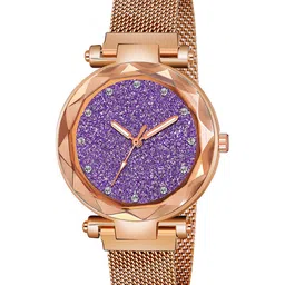 Gopal Shopcart Unisex Embellished Stainless Steel Bracelet Style Straps Analogue Watch-image-69