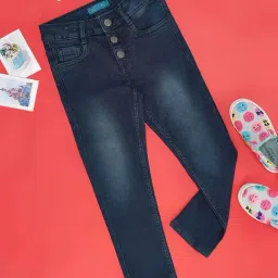 YU by Pantaloons Kids Blue Cotton Regular Fit Jeans-picture-24