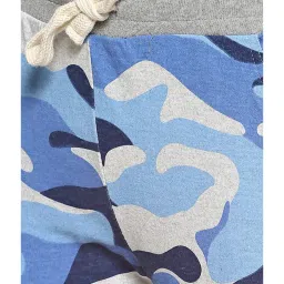 Campus Sutra Light Blue & Brown Camo Print Joggers image 5