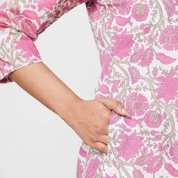 Melange by Lifestyle Women Floral Printed Indie Florals Kurta image 2