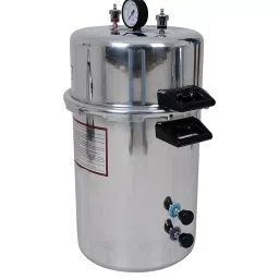 Florix Nation Pressure Cooker Type Heavy Duty Autoclave Aluminium 39 L with Dressing Drum, JHO9088 image 2