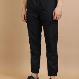 HIGHLANDER Men Regular Fit Joggers Trousers image 2