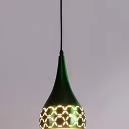 KINIS Modern and Unique Style Green & White Aluminium Quirky Ceiling Lamp image 2