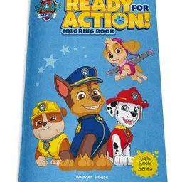 wonder house books Ready For Action! : Paw Patrol Giant Coloring Book For Kids - English image 2