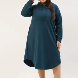 theRebelinme Women Hooded Jumper Dress image 5