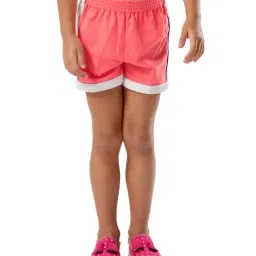 Cherry Crumble By Nitt Hyman Kids Pink Solid Shorts-picture-30