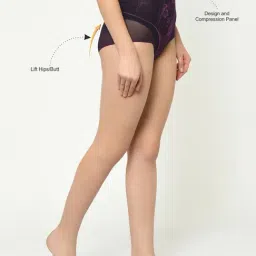 Da Intimo Purple Full Coverage Panty Shaper image 3
