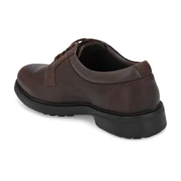 Hitz Men's Brown Derby Shoes image 4
