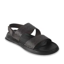 Mochi Men's Brown Back Strap Sandals image 2