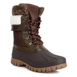 London Rag Women's Brown Casual Booties image 2