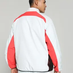 Puma AMG Motorsport White Relaxed Fit Colour Block Sports Jacket image 2