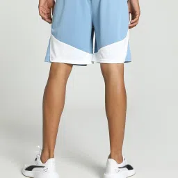Puma All Day 8 Blue Regular Fit Colour Block Sports Shorts image 2