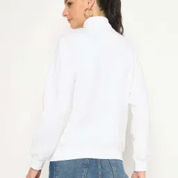 MADAME White Cotton Sweatshirt image 2