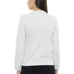 Van Heusen Grey Textured Sweatshirt image 2