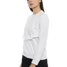 Van Heusen Grey Textured Sweatshirt image 3