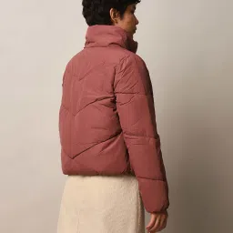 Only Brown Quilted Jacket image 2