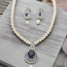 Sri Jagdamba Pearls Charm Pearl Necklace Set for Women and Girls-picture-44