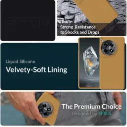 Sprig Back Cover for Oneplus 12R::12R::12R 5G::oneplus 12R (Brown) image 2