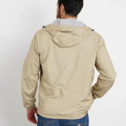 Guess Khaki Regular Fit Solid Jacket image 2