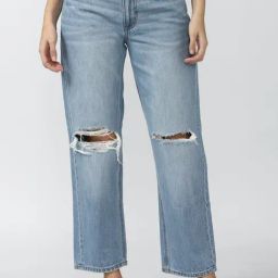 American Eagle Outfitters Blue Cotton Mid Rise Jeans-picture-45