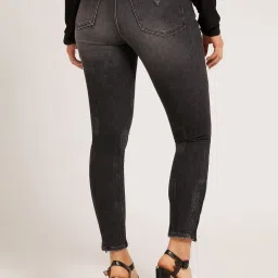 Guess Grey Solid Jeans image 2