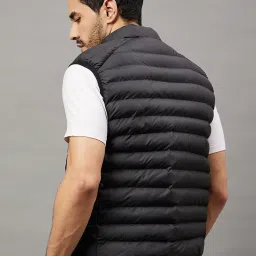 Club York Black Regular Fit Quilted Quilted Jacket image 2