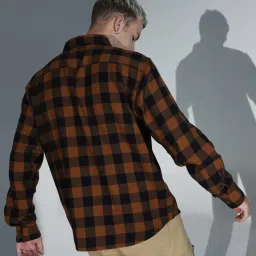 Hubberholme Multicolored Cotton Loose Fit Checks Shirt image 2