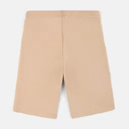 TWIN BIRDS Kids Beige & Grey Solid Shorts (Pack Of 3) image 2