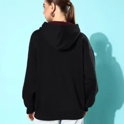 Dillinger Black Cotton Graphic Print Hoodie image 2