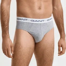 Gant Multi Cotton Blend Solid Briefs (Pack of 3) image 2