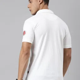 Dixcy Scott Maximus White Cotton Regular Fit Polo T-Shirt image 2