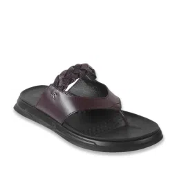 Mochi Men's Brown Thong Sandals image 2
